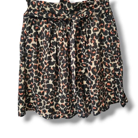Who What Wear Dresses & Skirts - Who What Wear Women's multicolor animal print Leopard short  Skirt
- small
